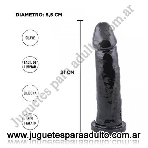 Consoladores, , Dildo negro super super 21x5cm