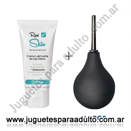 Anales, Anal sin vibrador, Ducha anal de 150 ml mas crema de regalo