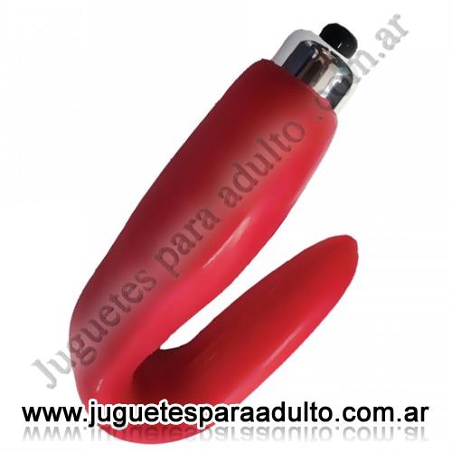 Vibradores, Vibradores para Parejas, Vibrador para utilizar en pareja colo rojo