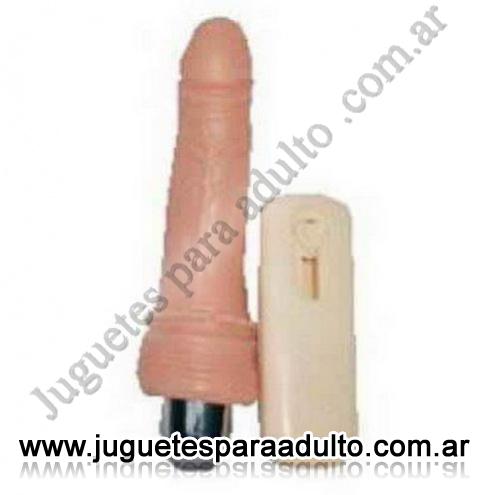 Vibradores, , Consolador Siliconado Anal Pene Curvo Vibrador