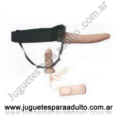 , , Arnes Doble Penetracion Interna Externa Con Vibrador , , Arnes Doble Penetracion Interna Externa Con Vibrador