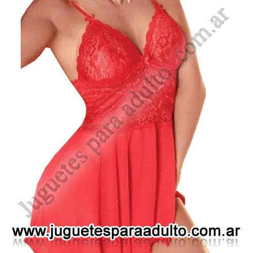 Lencería femenina, , Babydoll de tul de lycra con taza y colaless