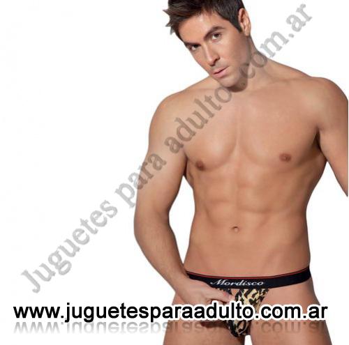 Lencería masculina, Lenceria masculina, Slip Tanga Animalprint Con Cierre