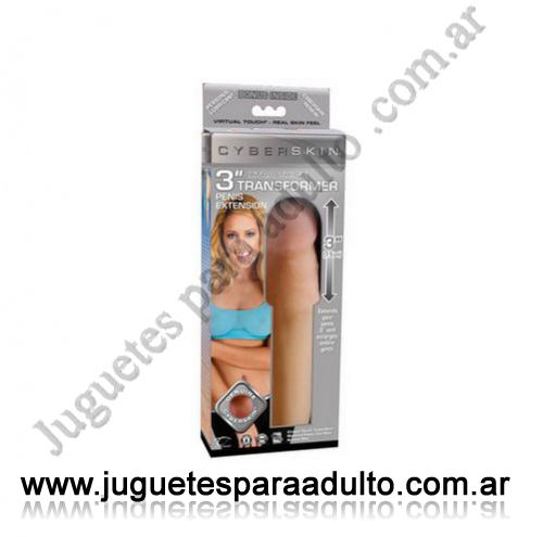 ESPECIFICOS, Protesis para pene, Funda Cyberskin con extensión de 3 pulgadas Especificos, Protesis para pene, Funda Cyberskin con extensión de 3 pulgadas