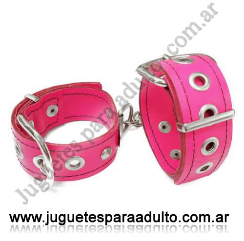 , , Esposas Premium Con Finas Cadenas En Rosa