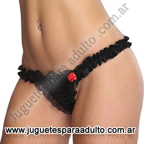 LENCERÃA FEMENINA, Tangas eroticas, Colaless negra con rosa LencerÃa femenina, Tangas eroticas, Colaless negra con rosa