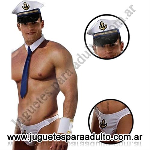 Lencería masculina, Disfraces masculinos, Disfraz sexy masculino de Capitan