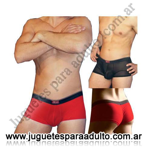 Lenceria Cueros eroticos y Sadomasoquismo, , Boxer tul elastizado ajustado