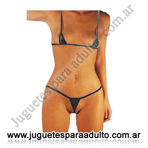 Lencería femenina, , Conjunto mini Negro