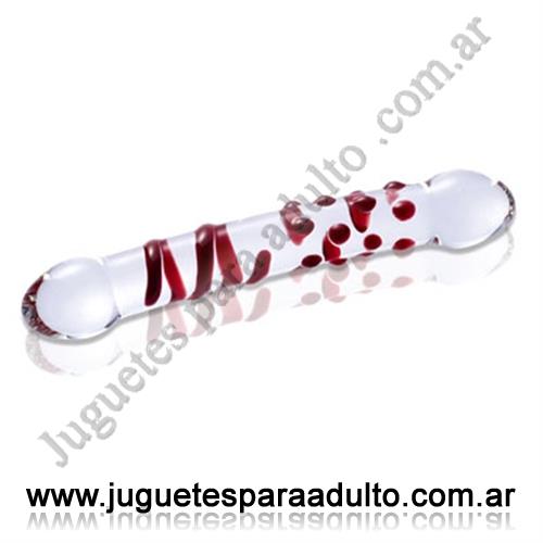 ESPECIFICOS, Doble penetracion, Consolador de vidrio Erotic Glass Especificos, Doble penetracion, Consolador de vidrio Erotic Glass