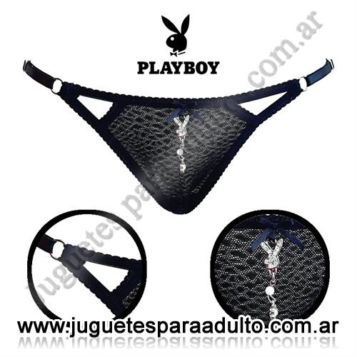 LENCERíA FEMENINA, Tangas premium, Tanga con transparencias negra Playboy Lencería femenina, Tangas premium, Tanga con transparencias negra Playboy