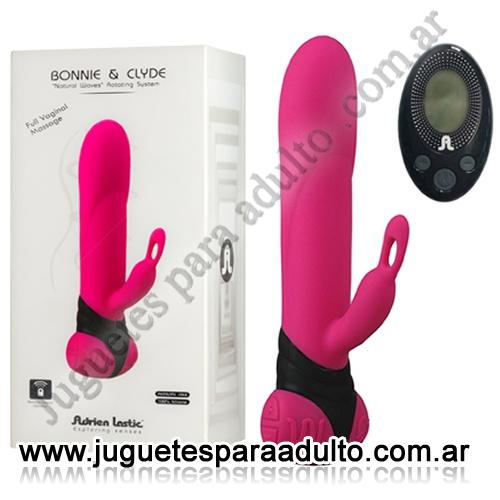 Marcas Importadas, Adrien Lastic, Vibrador rotativo con estimulador y carga usb