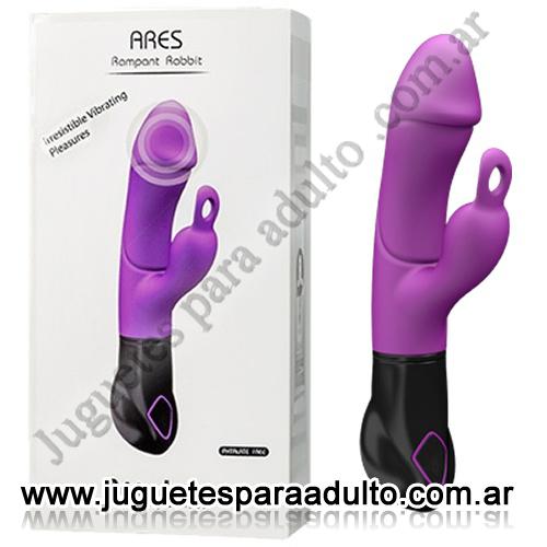 Vibradores, Vibradores con estimulacion, Vibrador 2 motores y estimulador de clitoris