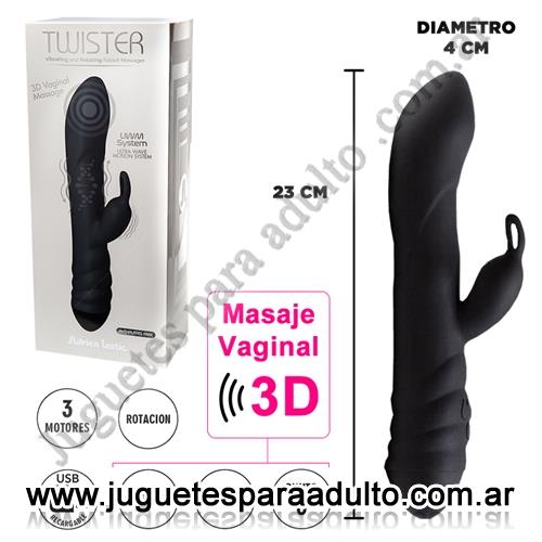 Marcas Importadas, Adrien Lastic, Estimulador premium con doble vibracion y carga usb