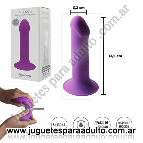 Consoladores, Consoladores sopapa jelly, Dildo flexible violeta con sopapa