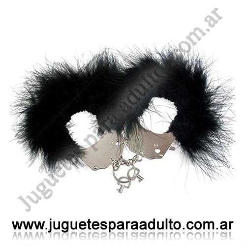 Productos eróticos, Importados 2019, Esposas de peluche color negro