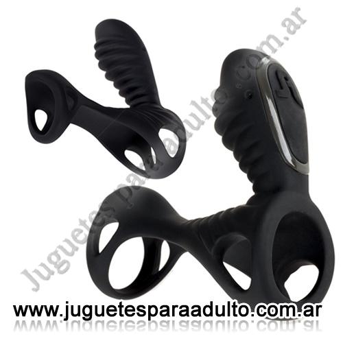 VIBRADORES, Anillos con vibrador, Gladiator anillo doble estimulacion vaginal y clitorial USB Vibradores, Anillos con vibrador, Gladiator anillo doble estimulacion vaginal y clitorial USB