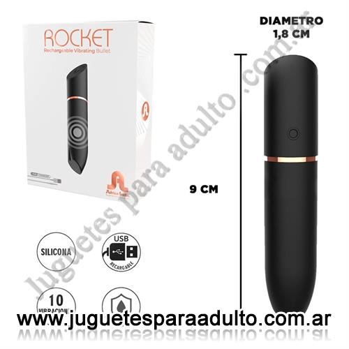 Marcas Importadas, Adrien Lastic, Rocket Recargable usb bala vibradora de varias velocidades