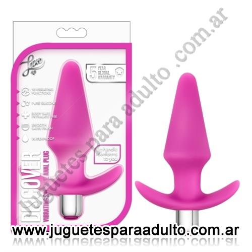 Productos eróticos, , Plug anal con vibracion de suave textura