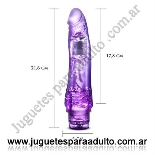 Vibradores, Vibradores jelly, Vibrador con varias velocidades de 7 pulgadas