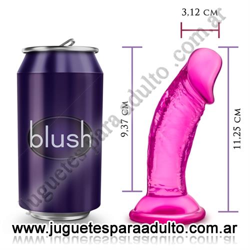 Marcas Importadas, Blush, Dildo realistico con sopapa de 4 pulgadas