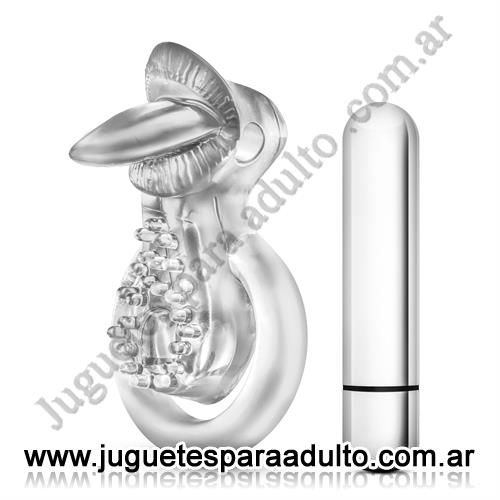 Especificos, Vibradores con anillo, Anillo para retrasar la eyaculacion con potete vibrador