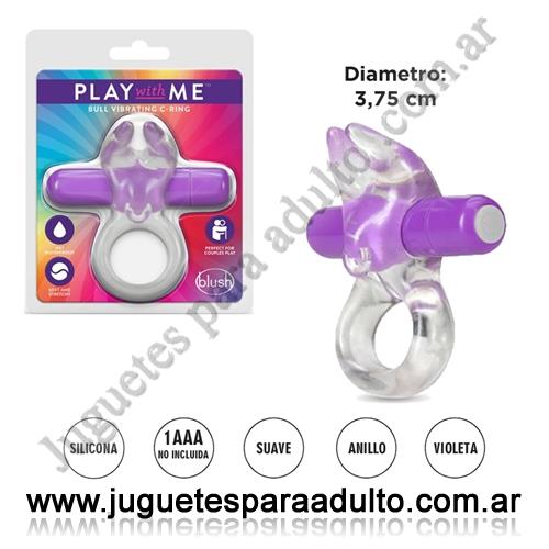 MARCAS IMPORTADAS, Blush, Anillo vibrador con forma de toro estimulador de clitoris Marcas Importadas, Blush, Anillo vibrador con forma de toro estimulador de clitoris