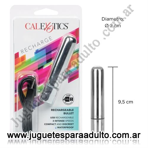 Estimuladores, Estimuladores de clitoris, Mini bala vibradora con carga USB