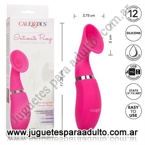 Marcas Importadas, California Exotic, Masajeador vaginal intimate pump con carga USB