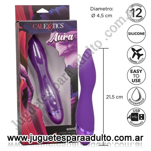 Marcas Importadas, California Exotic, Estimulador masajeador Aura Wand con carga USB