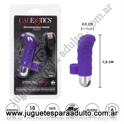 Estimuladores, Balas vibradoras, Vibrador para dedo con carga USB