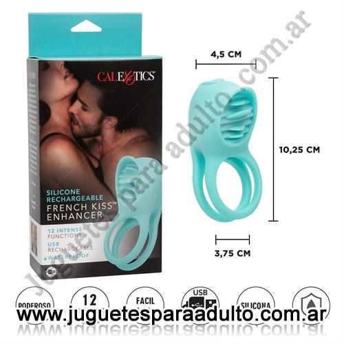 Productos eróticos, Usb recargables, Anillo con vibracion de silicona con carga USB