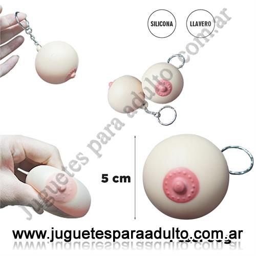 Accesorios, Accesorios eroticos, Llavero con forma de teta pellizcable