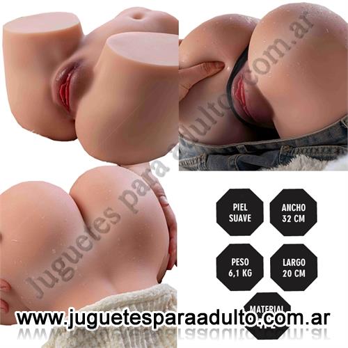 Estimuladores, Estimuladores masculinos, Torso Compacto  – 6.1 KG Con vagina Hiper Realista
