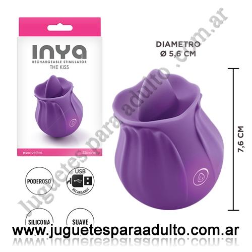 Marcas Importadas, NS Novelties, Estimulador femenino Kiss by INYA con carga USB