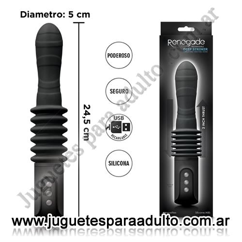 Vibradores, Vibradores rigidos, Estimulador deep stroker con varias velocidades