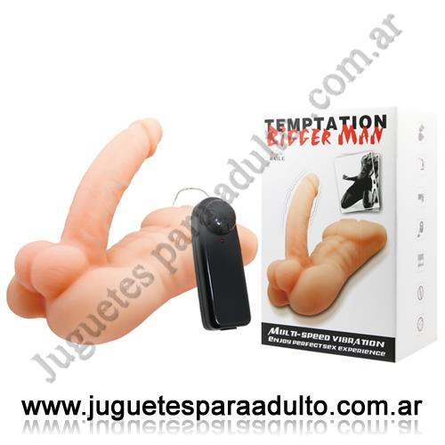 Productos eróticos, , Torso con dildo vibrador de varias velocidades