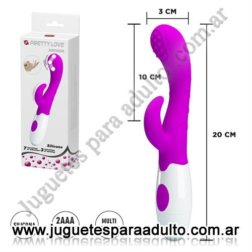 Vibradores, Vibradores con estimulacion, Estimulador de punto G con funcion de ondulacion y 7 vibraciones