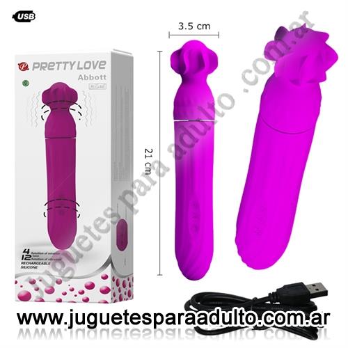 MARCAS IMPORTADAS, Pretty Love, Masajeador femenino con vibracion,rotacion y carga usb Marcas Importadas, Pretty Love, Masajeador femenino con vibracion,rotacion y carga usb