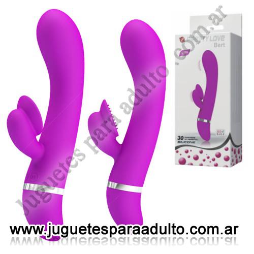 Vibradores, Vibradores con estimulacion, Vibrador 2 motores con masajeador de clitoris