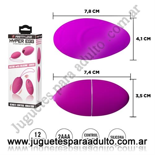 Estimuladores, Estimuladores de clitoris, Bala vibradora con funda de silicona y con control remoto 