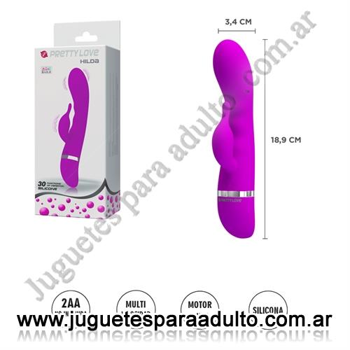 Estimuladores, Estimuladores femeninos, Masajeador de punto G con vibrador de clitoris y 30 funciones