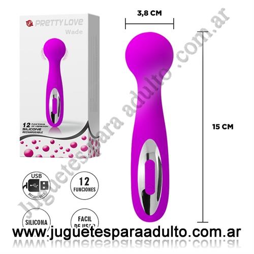 OFERTAS, HOT SALE, Estimulador vaginal con carga USB y 12 funciones de vibracion