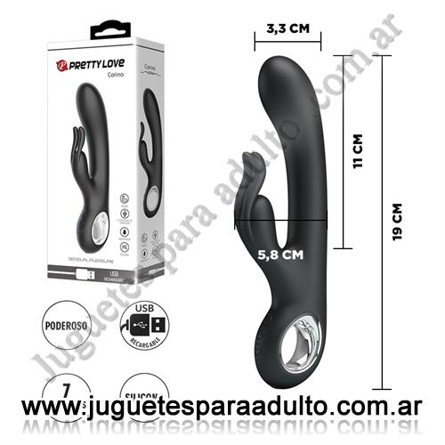 Estimuladores, Estimuladores punto g, Vibrador para estimulacion de punto G y clitoris con carga USB y funcion de memoria