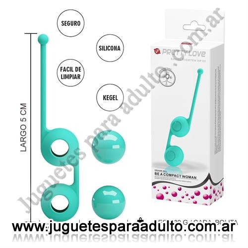 MARCAS IMPORTADAS, Pretty Love, Bolitas chinas kegel de silicona celetes Marcas Importadas, Pretty Love, Bolitas chinas kegel de silicona celetes
