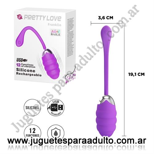 Estimuladores, Estimuladores de clitoris, Bala vibradora con carga usb y 12 modos de vibracion