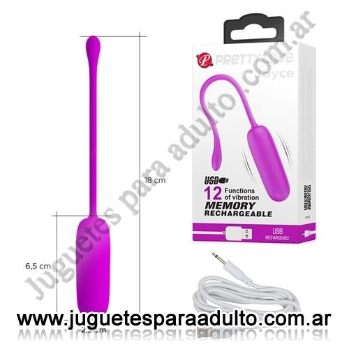 Estimuladores, Estimuladores de clitoris, Bala vibradora con 12 velocidades y carga USB