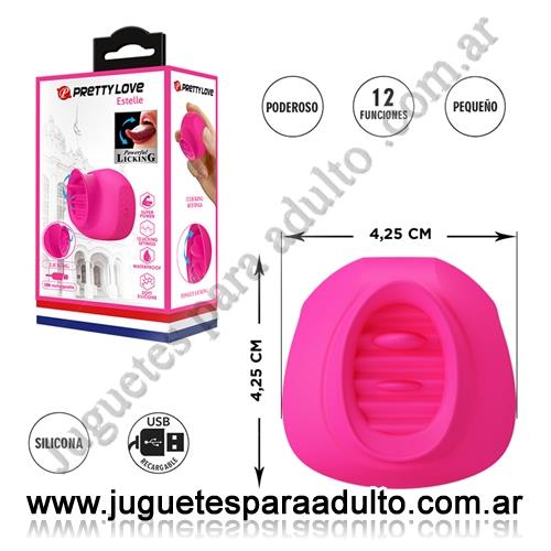 Productos eróticos, Usb recargables, Estimulador de clitoris con 12 funciones de estimulacion y carga USB