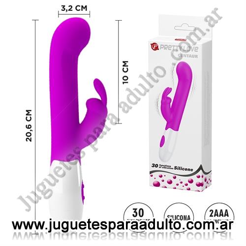 Vibradores, Vibradores con estimulacion, Estimulador de punto G con masajeador de clitoris