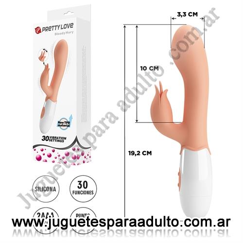 Estimuladores, , Estimulador de punto G con vibrador de clitoris y 30 vibraciones